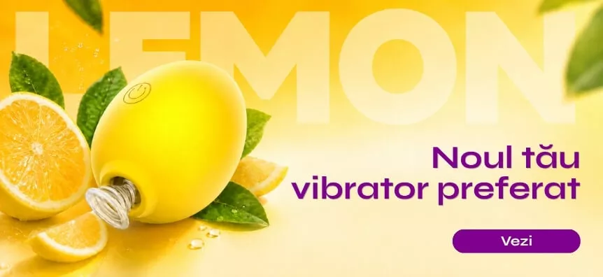 Engily Ross Lemon - vibrator clitoridian ondulat cu aer, cu lămâie | Sex Shop România Desirel.ro 