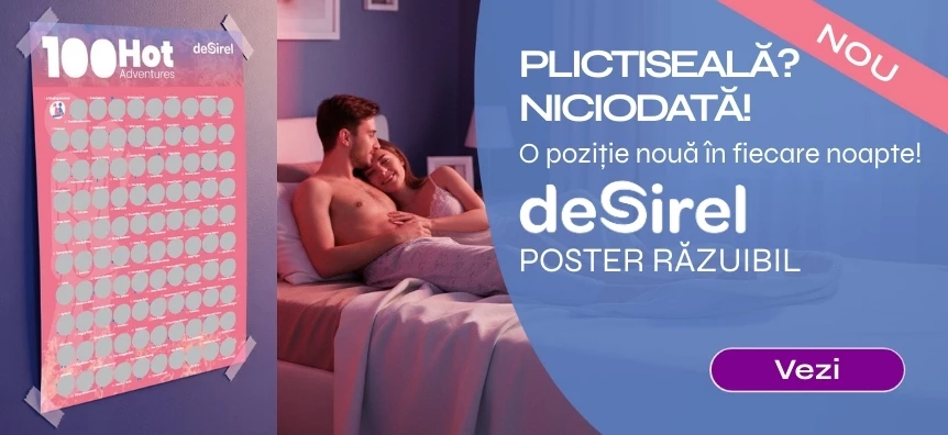 Desirel - Joc poster răzuibil cu 100 de poziții intime | Sex Shop România Desirel.ro 