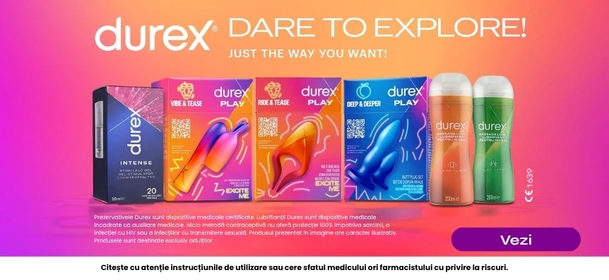 Mai este luna masturbării – descoperă produsele Durex | Sex Shop România Desirel.ro