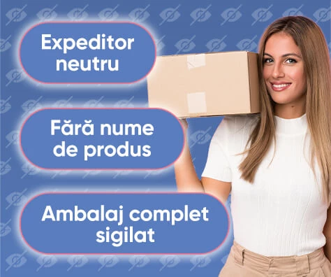 Comandă cu încredere! Asigurăm discreție maximă cu ambalaje securizate, detalii neutre ale expeditorului și servicii de curierat de top. | Desirel.ro sex shop