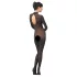 NO:XQSE - Catsuit sexy - plasă elastică - negru