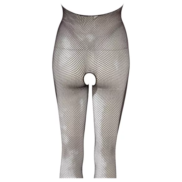 NO:XQSE - Catsuit sexy transparent cu push-up pentru sâni - negru (S-L)