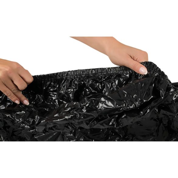 LakkHaus - cearșaf impermeabil cu elastic - 220x220 cm - negru
