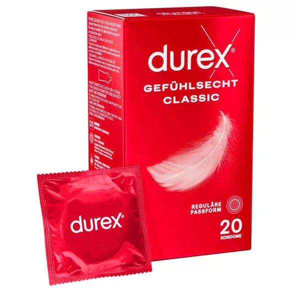 Durex - prezervative extra subțiri (20 bucăți)