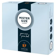 Prezervative Mister Size subțiri - 57mm (36 bucăți)