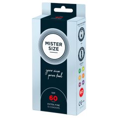 Mister Size - prezervativ subțire - 60mm - 10 bucăți