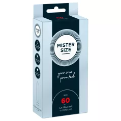 Mister Size - prezervativ subțire - 60mm - 10 bucăți