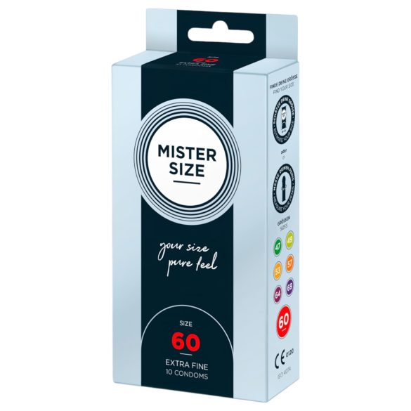 Mister Size - prezervativ subțire - 60mm - 10 bucăți