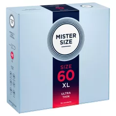 Mister Size - prezervativ subțire - 60mm - 36 bucăți