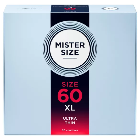 Mister Size - prezervativ subțire - 60mm - 36 bucăți