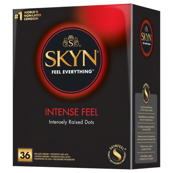 Manix SKYN Intense Fell - Prezervative vegane fără latex (36 buc.)