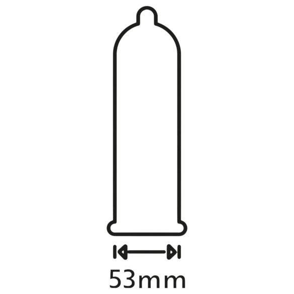 Secura Extra Fun - prezervative cu puncte - 53mm - 12 bucăți