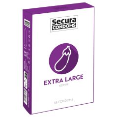 Secura Vinete - prezervative extra mari 60mm (48buc)