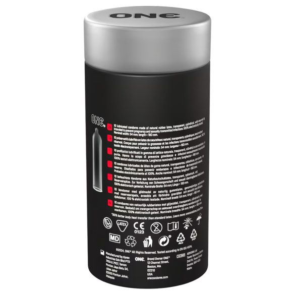 ONE Flex - prezervative ultra subțiri - grafen - 12 bucăți
