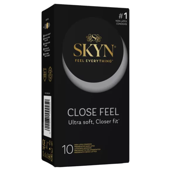 SKYN Close Feel - prezervativ fără latex, mai îngust (10 bucăți)
