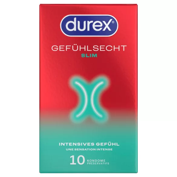 Durex - Prezervative Slim (10 bucăți)