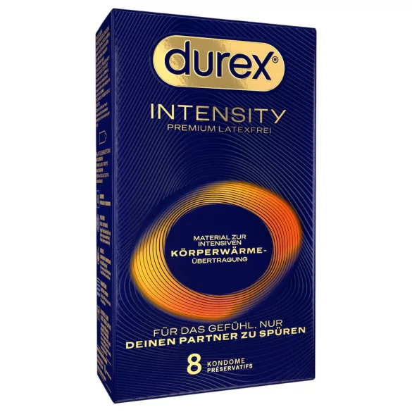 Durex Intensity - prezervative subțiri fără latex - 8 bucăți