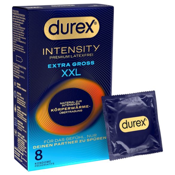 Durex Intensitate XXL - prezervative fără latex (8 buc)