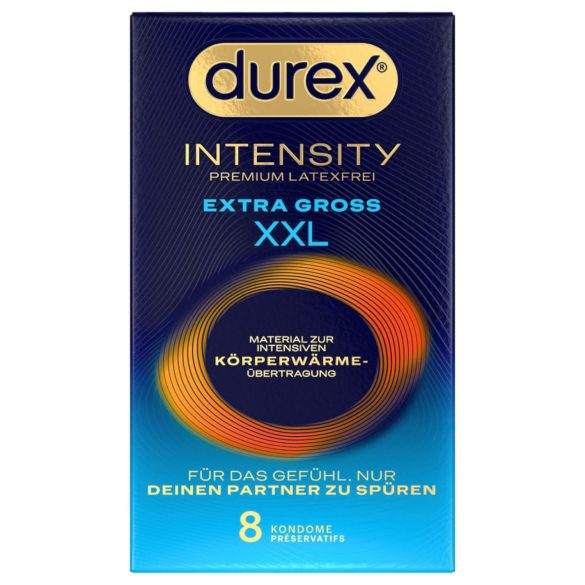Durex Intensity XXL - prezervative fără latex - 8 bucăți