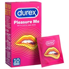   Durex Pleasure Me - prezervative cu nervuri și puncte (10 bucăți)