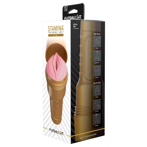 Fleshlight - Masturbator Stamina Training Unit - vagin realist roz