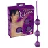 You2Toys - Bile geișă triple - catifea violet