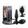 You2Toys True Black - dilatator anal gonflabil (negru)