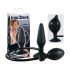 You2Toys True Black - dilatator anal gonflabil (negru)