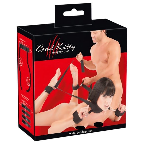 Bad Kitty - set complet pentru bondage - accesorii restricție