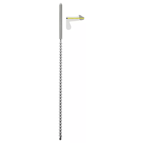 Sextreme - Dilatator uretral cu bilă - oțel inoxidabil 0,6 cm