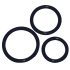 You2Toys - Set de inele din silicon pentru penis - negru