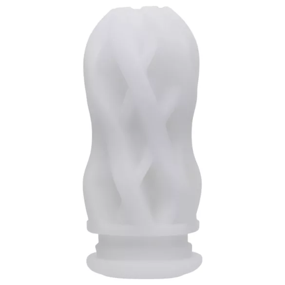 TENGA - masturbator texturat - efect intens - alb