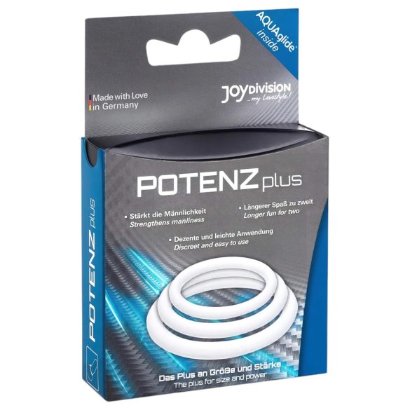 POTENZplus - set inele pentru penis - 3 bucăți