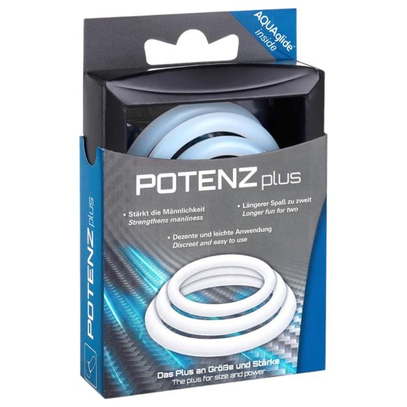 POTENZplus - set inele pentru penis - 3 bucăți
