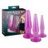 You2Toys - Set dopuri anale pentru antrenament - 3 piese (mov)