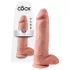 King Cock - dildo mare cu testicule - 30 cm - culoare naturală