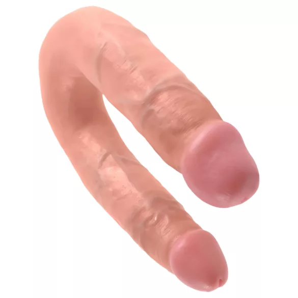 King Cock - dildo dublu - mărime medie - culoare naturală