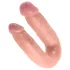 King Cock - dildo dublu - mărime medie - culoare naturală