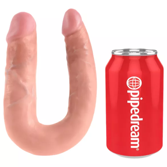King Cock - dildo dublu - mărime medie - culoare naturală