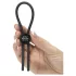 Fifty Shades of Grey - inel pentru penis - silicon - ajustabil - gri
