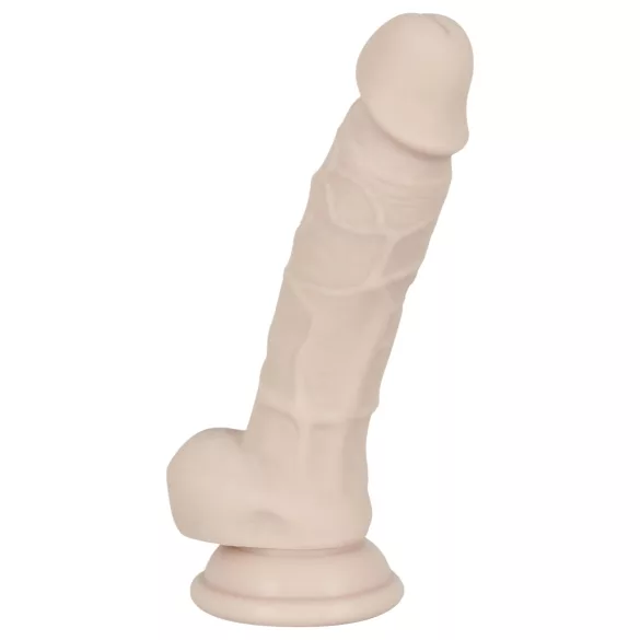 You2Toys - dildo din silicon cu ventuză - mărime medie (natural)
