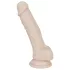 You2Toys - dildo din silicon cu ventuză - mărime medie (natural)