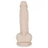 You2Toys - dildo din silicon cu ventuză - mărime medie (natural)