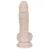 You2Toys - dildo din silicon cu ventuză - mărime medie (natural)