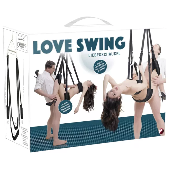 You2Toys - leagăn erotic suspendat - poziții variate - negru