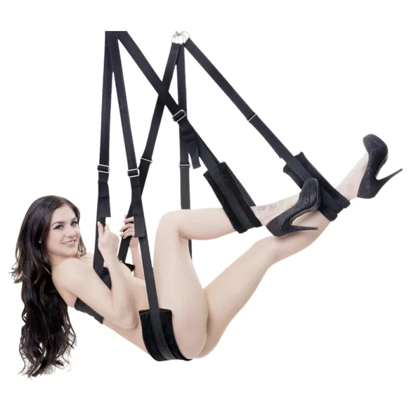 You2Toys - leagăn erotic suspendat - poziții variate - negru