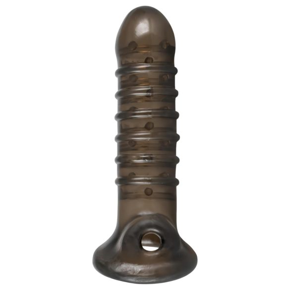 Rebel - înveliș penian texturat - silicon gri