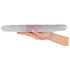 Cristal - dildo dublu - sticlă - 34 cm