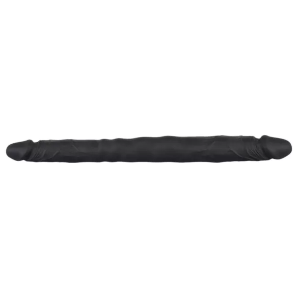 Bad Kitty - dildo dublu din silicon - negru