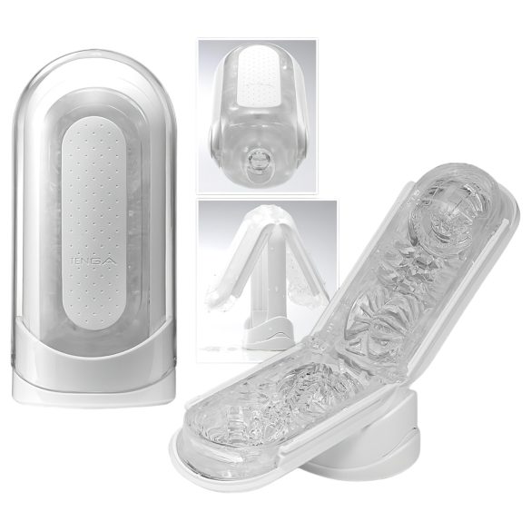 TENGA Flip Zero - super-masturbator (alb)